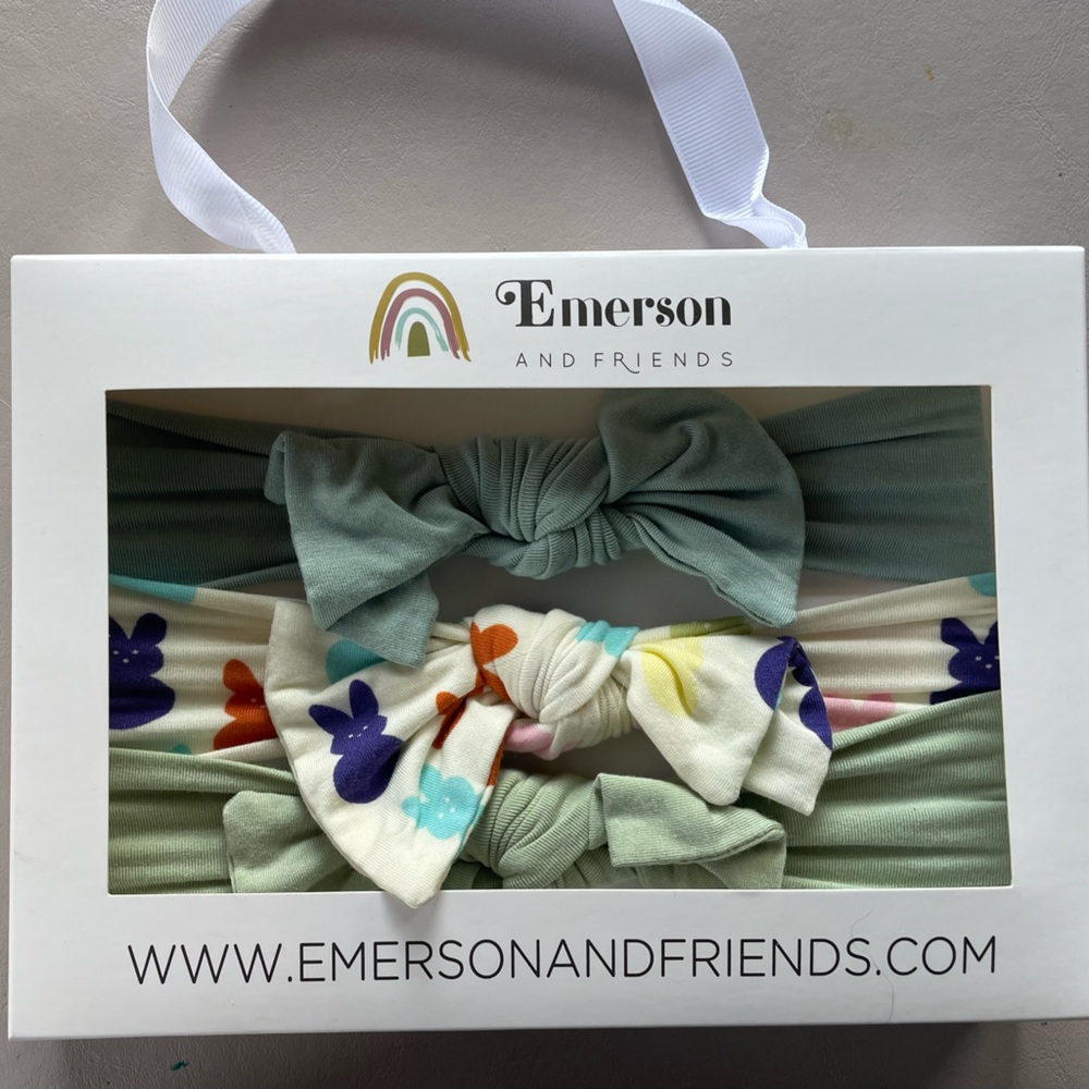 Emerson & Friends bunny bamboo headbands